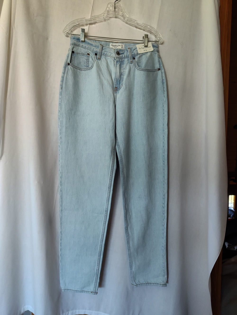 Abercrombie & Fitch Light Blue Straight Leg Women's Jeans